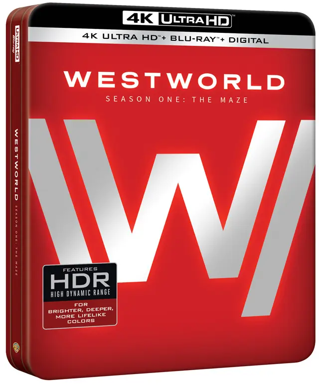 Westworld Season 1 4K Blu-ray cover art