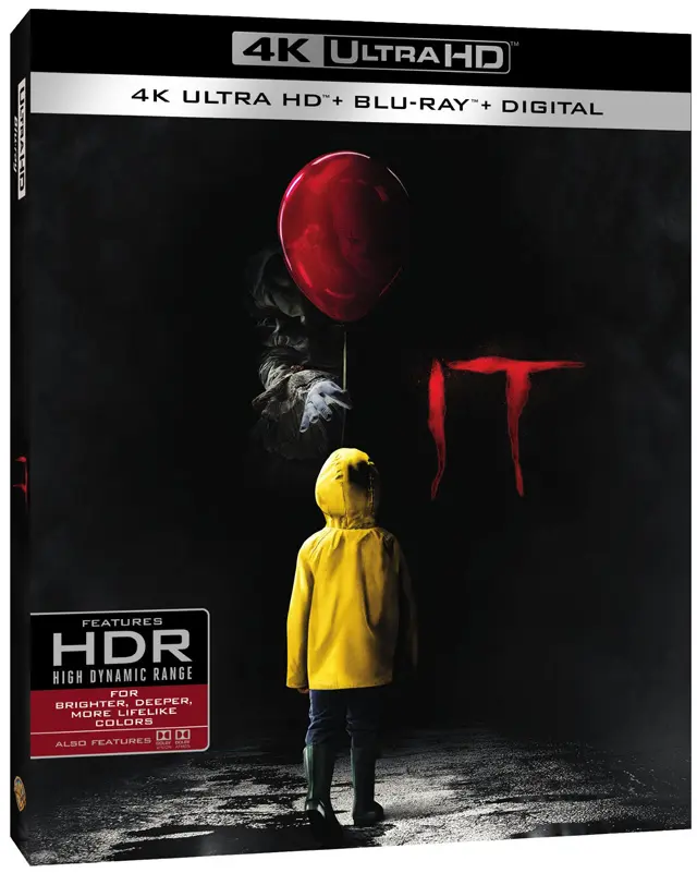 IT 4K Blu-ray cover art