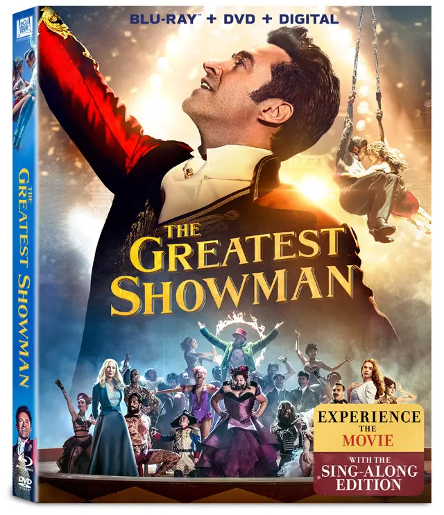 The Greatest Showman Blu-ray Cover Art