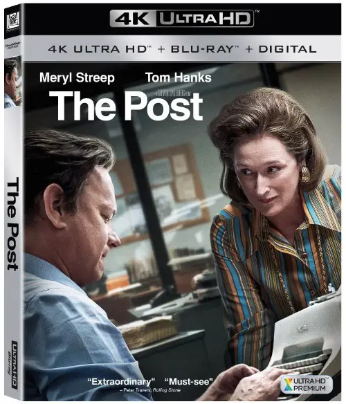 The Post 4K Blu-ray Cover Art