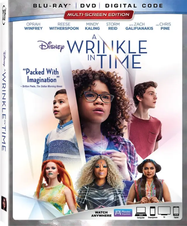 A Wrinkle in Time Blu-ray cover art