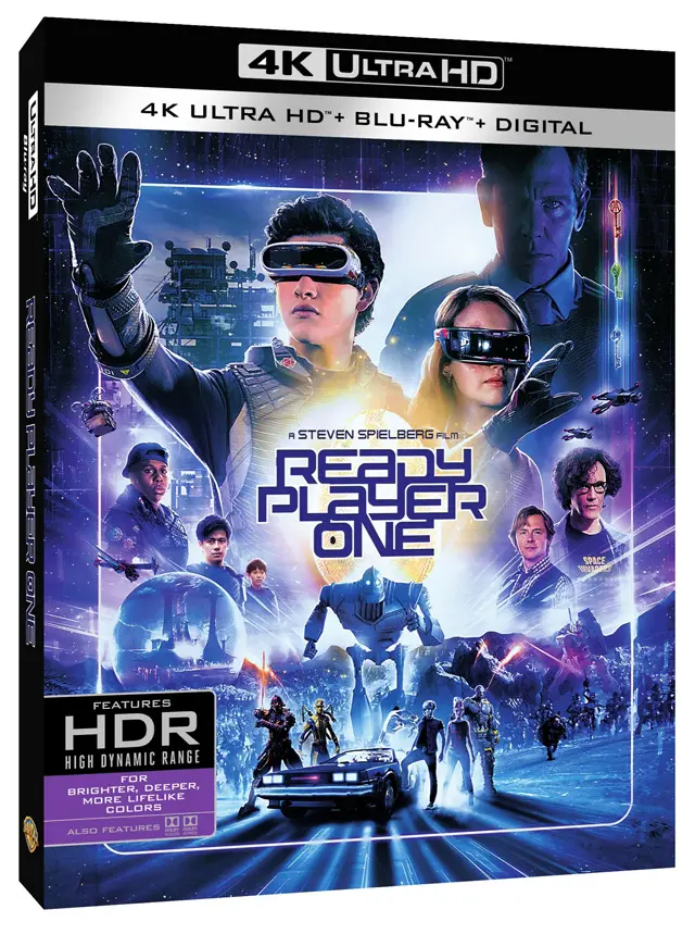 Ready Player One 4K UHD Blu-ray cover art