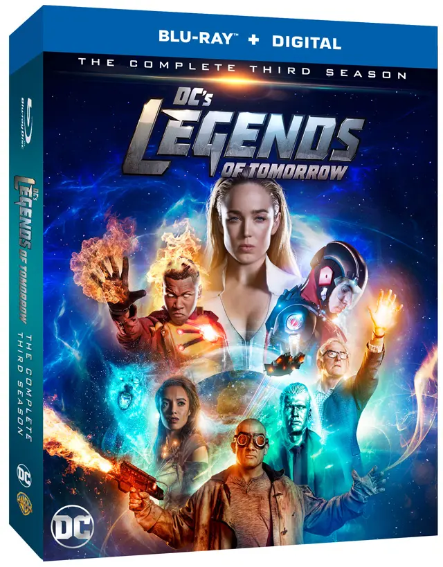 DCs Legends of Tomorrow Season 3 Blu-ray cover art
