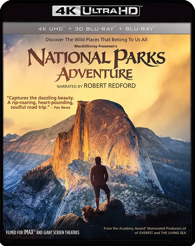National Parks Adventure 4K UHD Blu-ray cover art