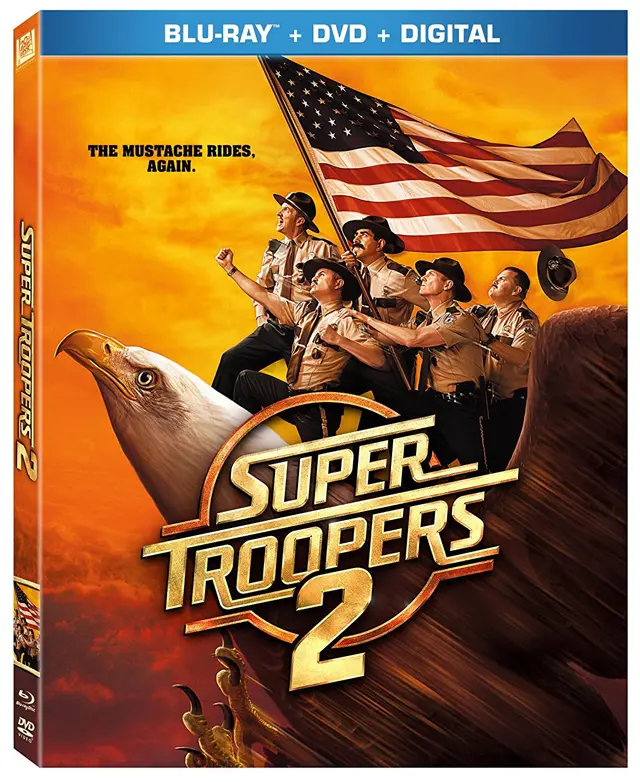 Super Troopers 2 Blu-ray cover art