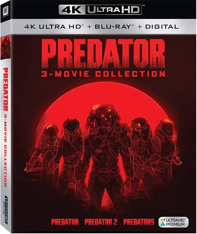 Predator 3-Movie 4K UHD Blu-ray cover art