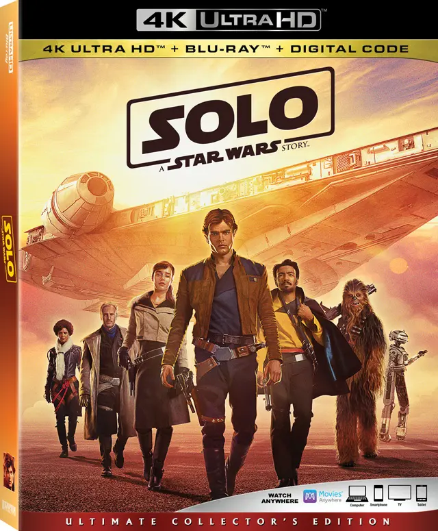 Solo 4K UHD Blu-ray cover art