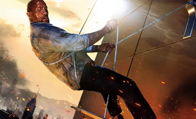 Dwayne Johnson Skyscraper 4K