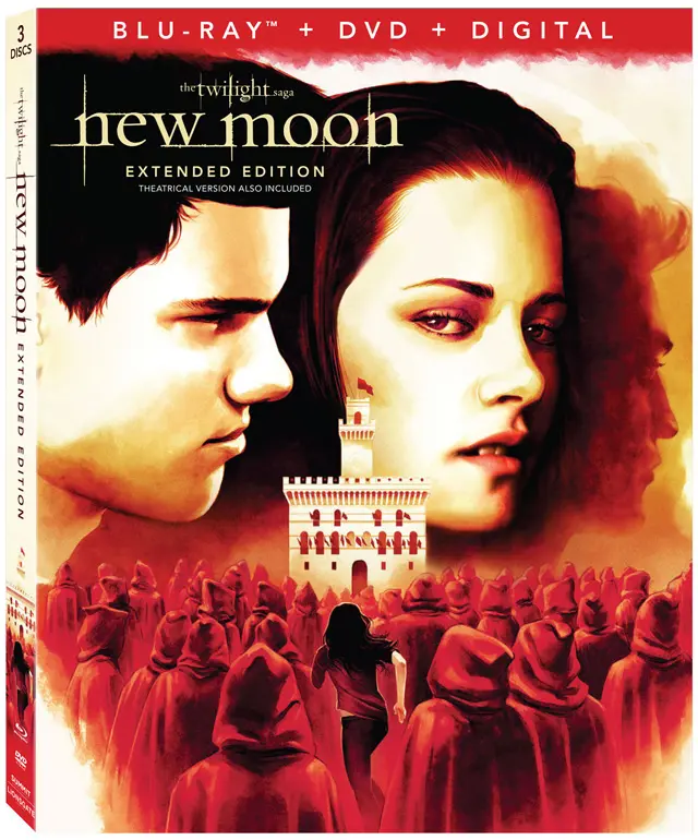 The Twilight Saga: New Moon Blu-ray Cover Art