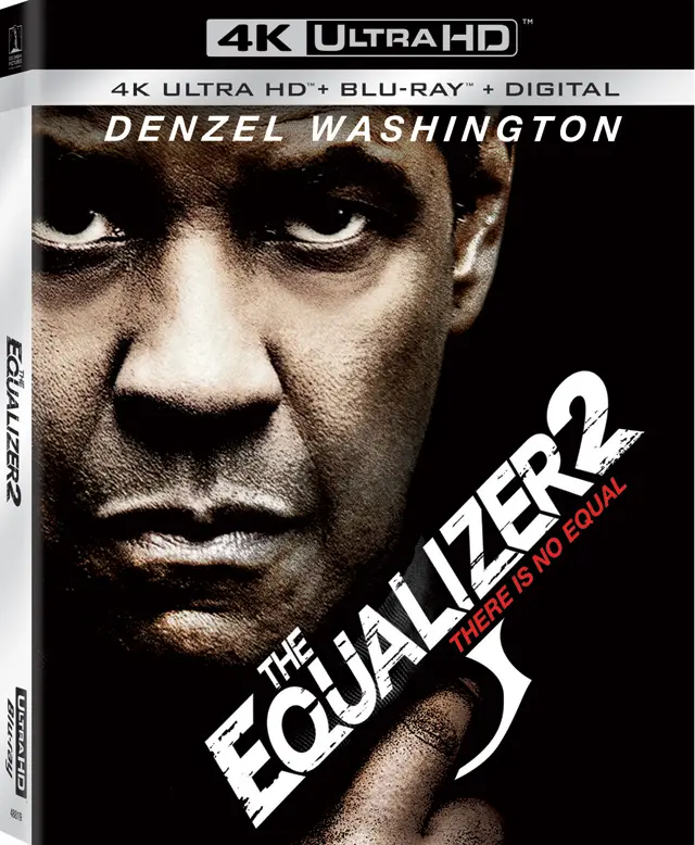 The Equalizer 2 4K UHD Blu-ray cover art