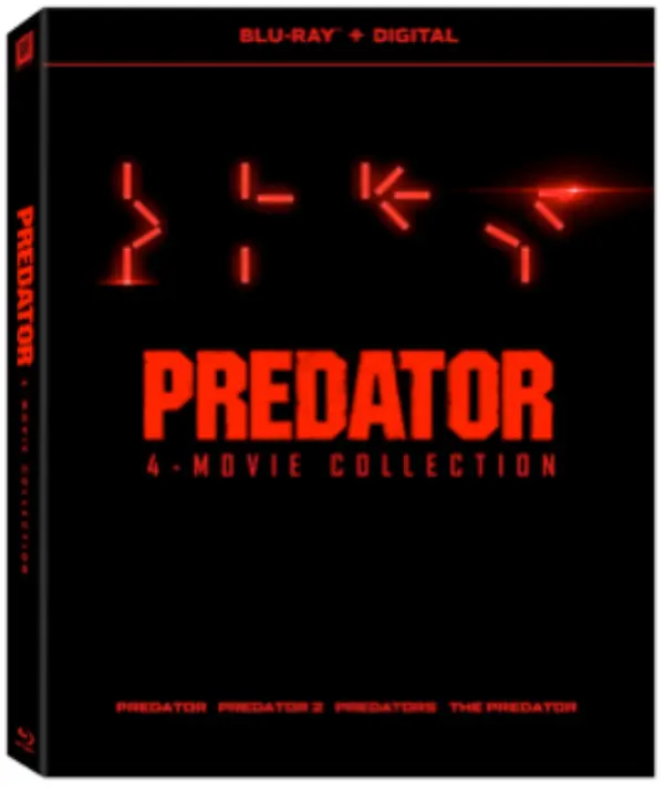 Predator 4-Movie Collection Blu-ray Cover Art