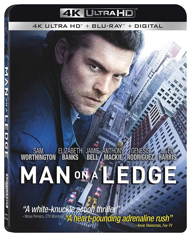 Man on a Ledge 4K Cover Art