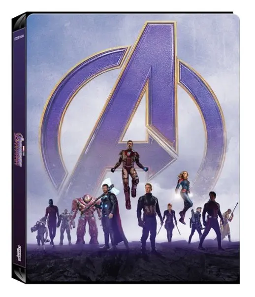 Avengers: Endgame 4K Steelbook Cover Art