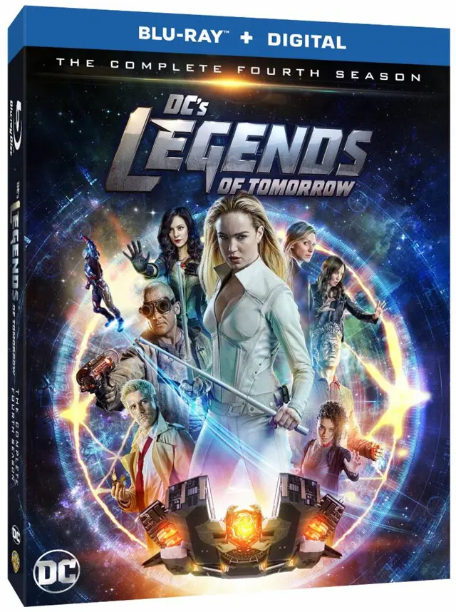 DC's Legends of Tomorrow Season 4 Bu-ray Cover Art