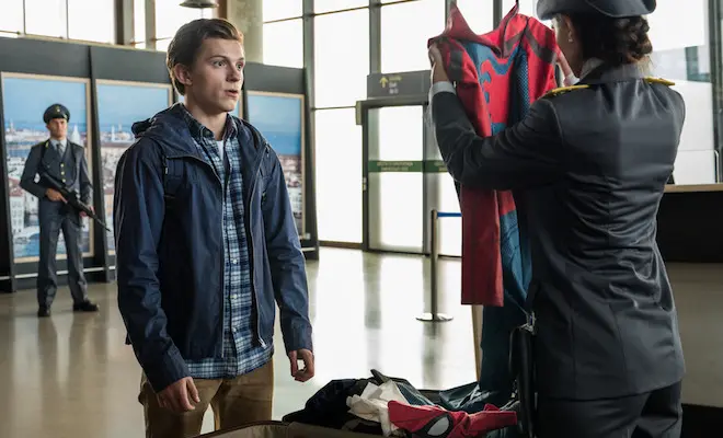 Peter Parker is in trouble in Spider-Man: Far From Home