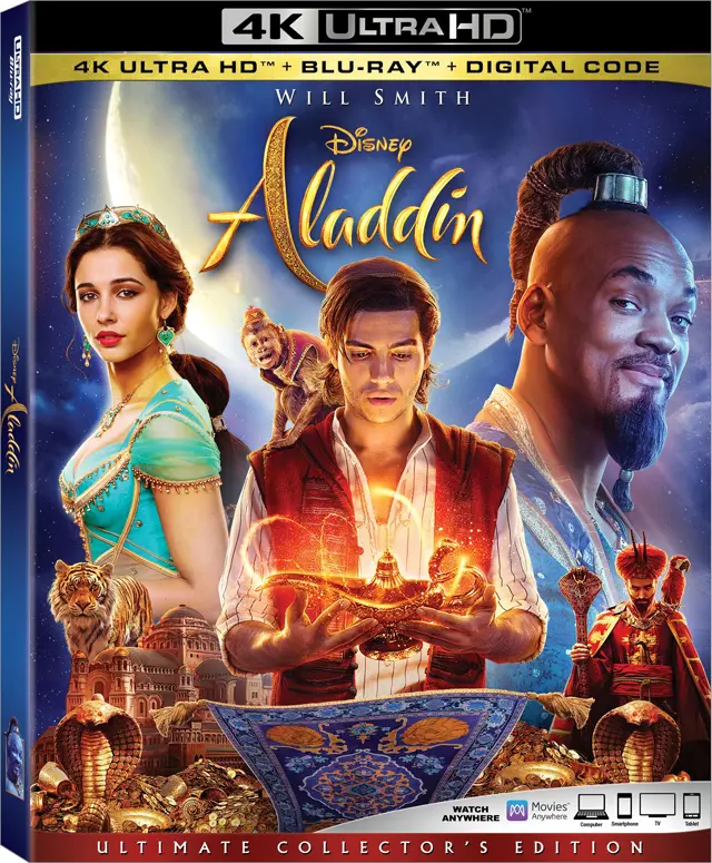 Aladdin Live Action 4K Cover Art