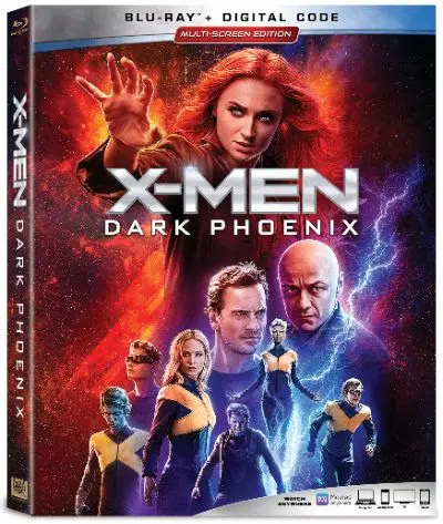 X-Men: Dark Phoenix Blu-ray Cover Art