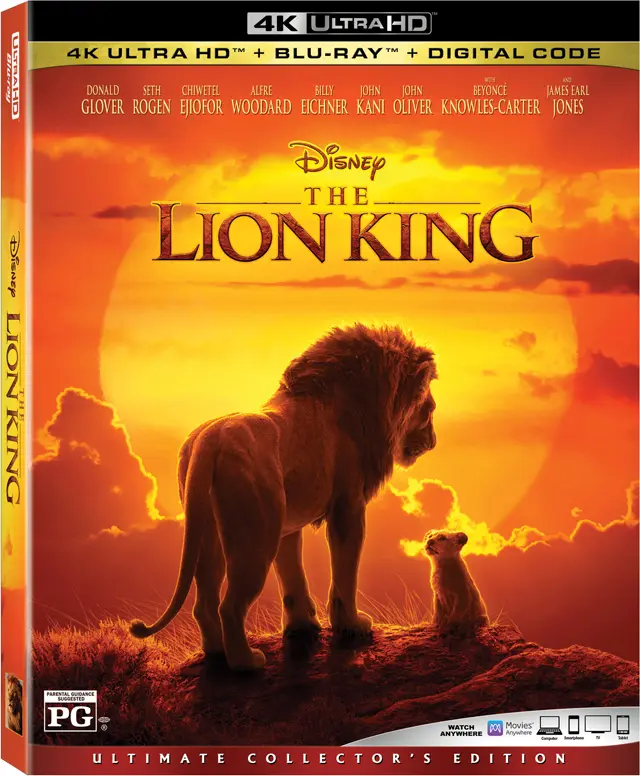 The Lion King 2019 4K Cover Art