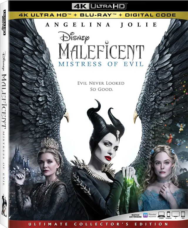 Maleficent: Mistress of Evil 4K Cover Art