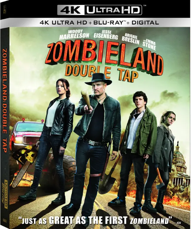Zombieland: Double Tap 4K Cover Art