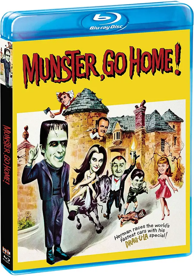 Munsters Go Home Blu-ray Cover Art