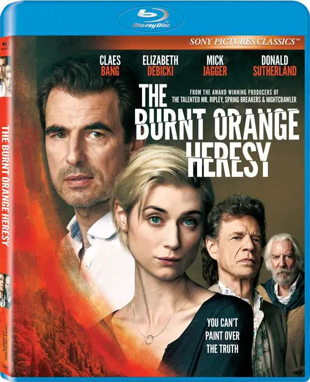 The Burnt Orange Heresy Blu-ray Cover Art