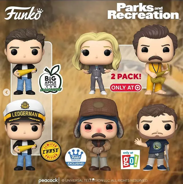 Parks and Recreation Funko Pop! Exclusives