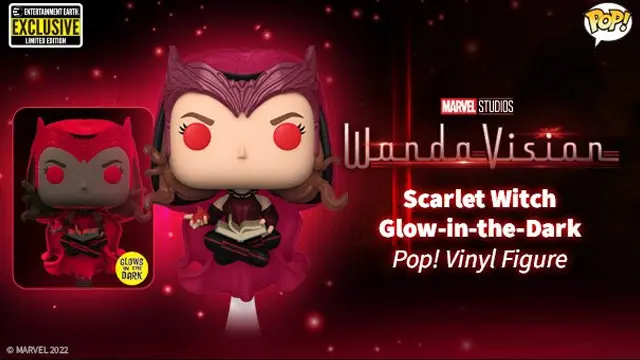 WandaVision Scarlet Witch Funko Pop! GITD