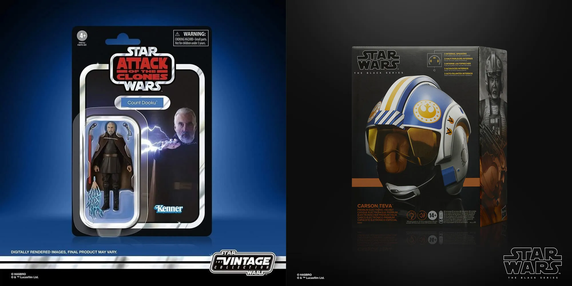 New Black Series and TVC Pre-Orders Include Count Dooku, Padme, and Carson Teva Helmet