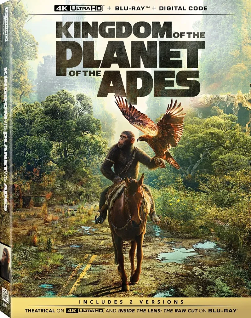 Kingdom of the Planet of the Apes 4K box art