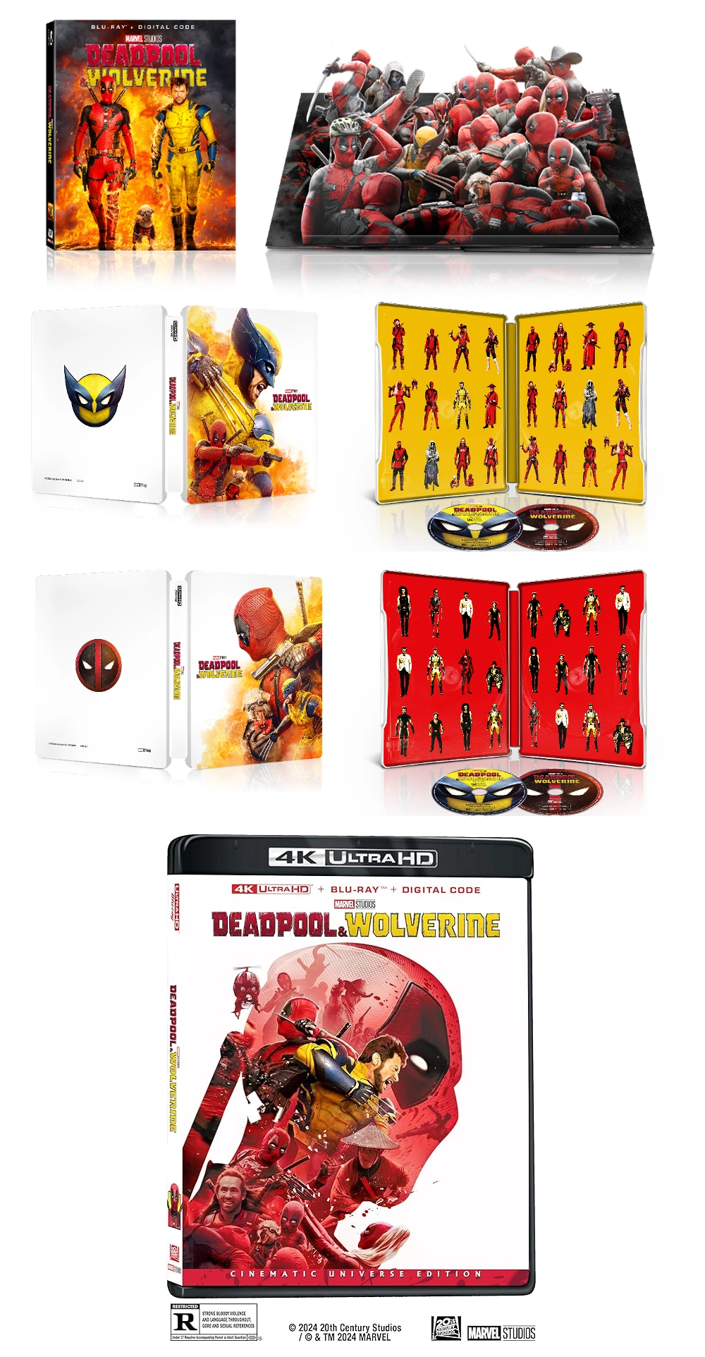 Deadpool & Wolverine Slash Onto 4K UHD with Dueling SteelBook Options