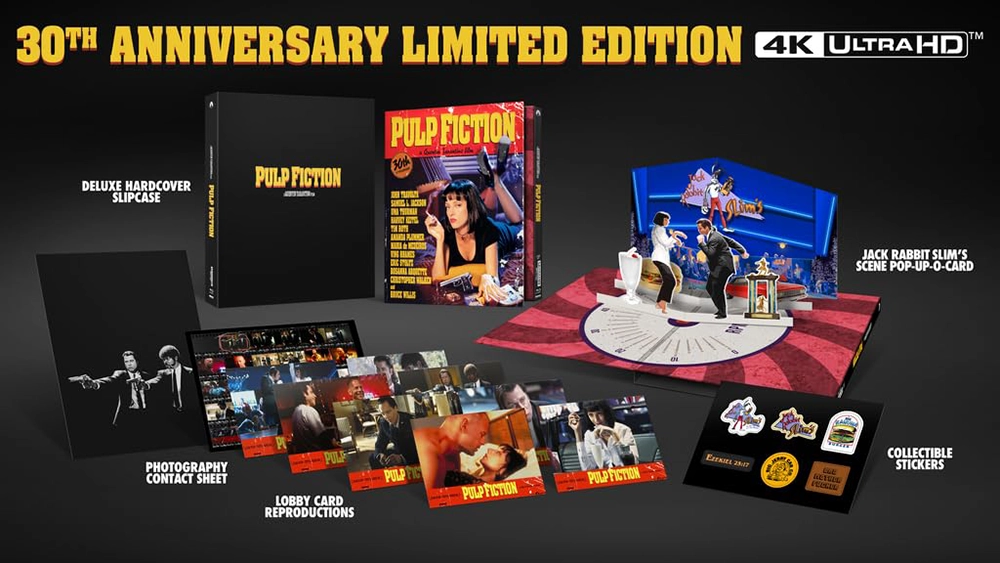 Quentin Tarantino's Pulp Fiction 4K UHD Set Celebrates 30th Anniversary