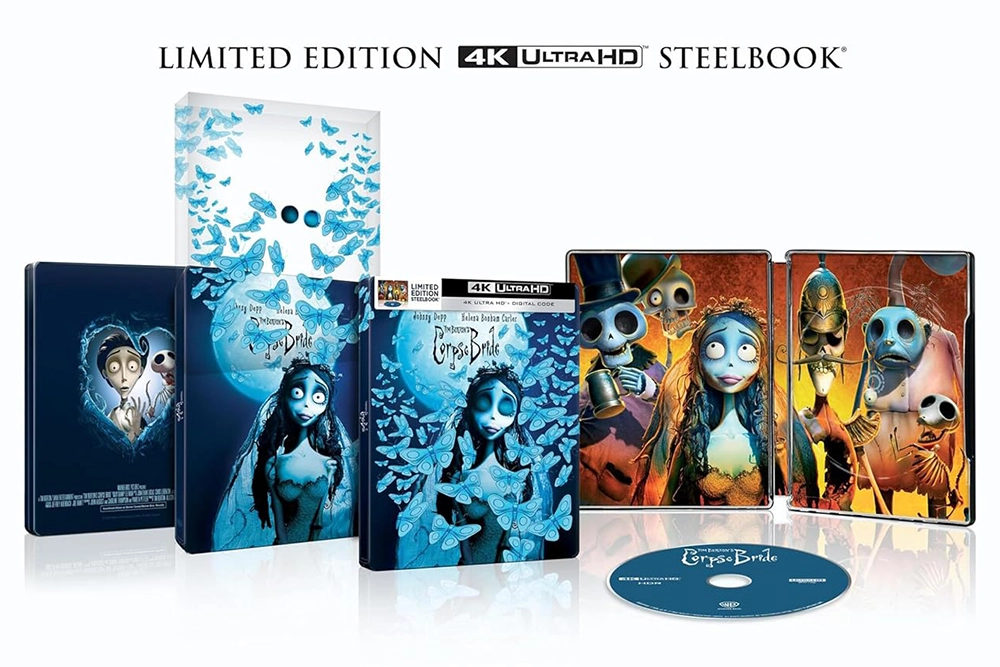 Tim Burton's Corpse Bride 4K UHD Steelbook is Official for 9/23